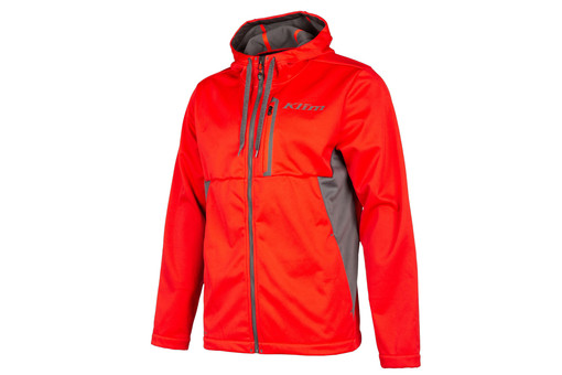Кофта с капюшоном Klim Transition Hoodie High Risk Red - Asphalt 3785-002-130-106 в интернет Магазине Аллигатор Красноярск