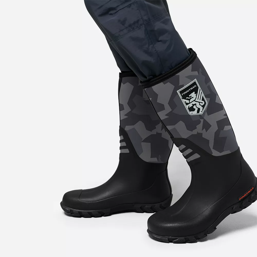 Сапоги Finntrail OUTLANDER 7516 CamoShadowBlack  в интернет Магазине Аллигатор Красноярск