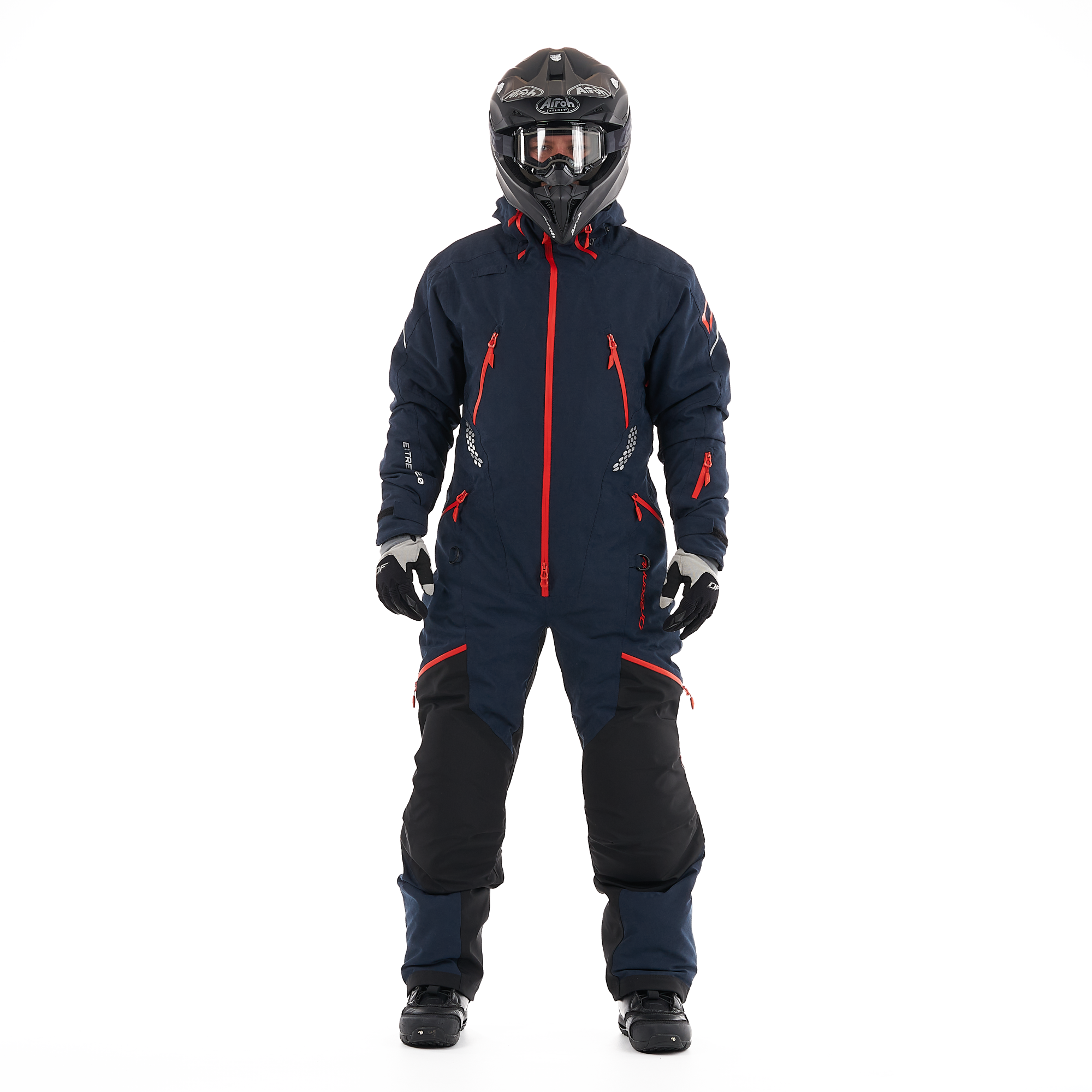Комбинезон снегоходный Dragonfly Extreme 2.0 MAN Ink-Red утепленный в интернет Магазине Аллигатор Красноярск