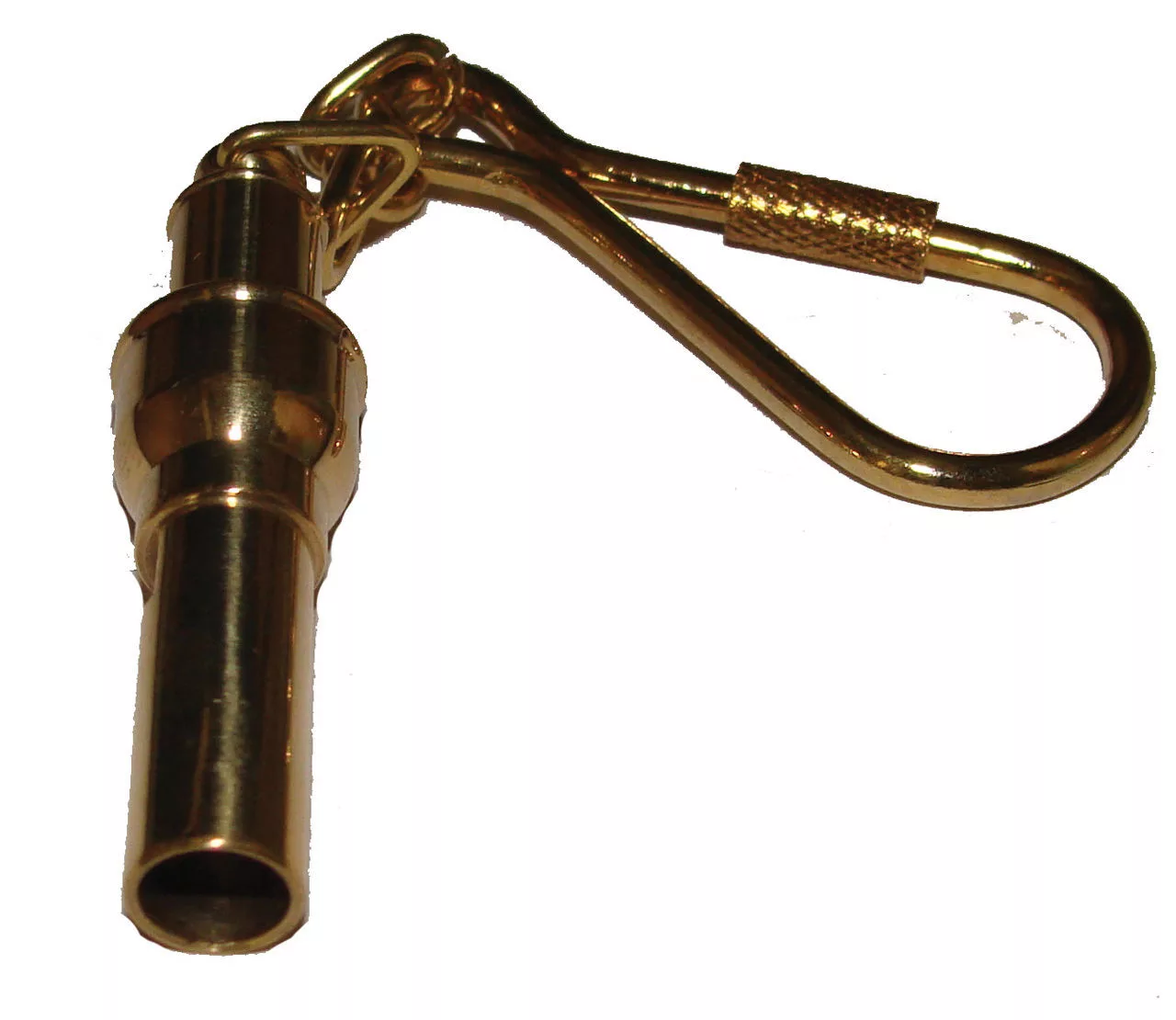 Брелок для ключей (боцманский свисток) из латуни 210008 в интернет Магазине Аллигатор Красноярск