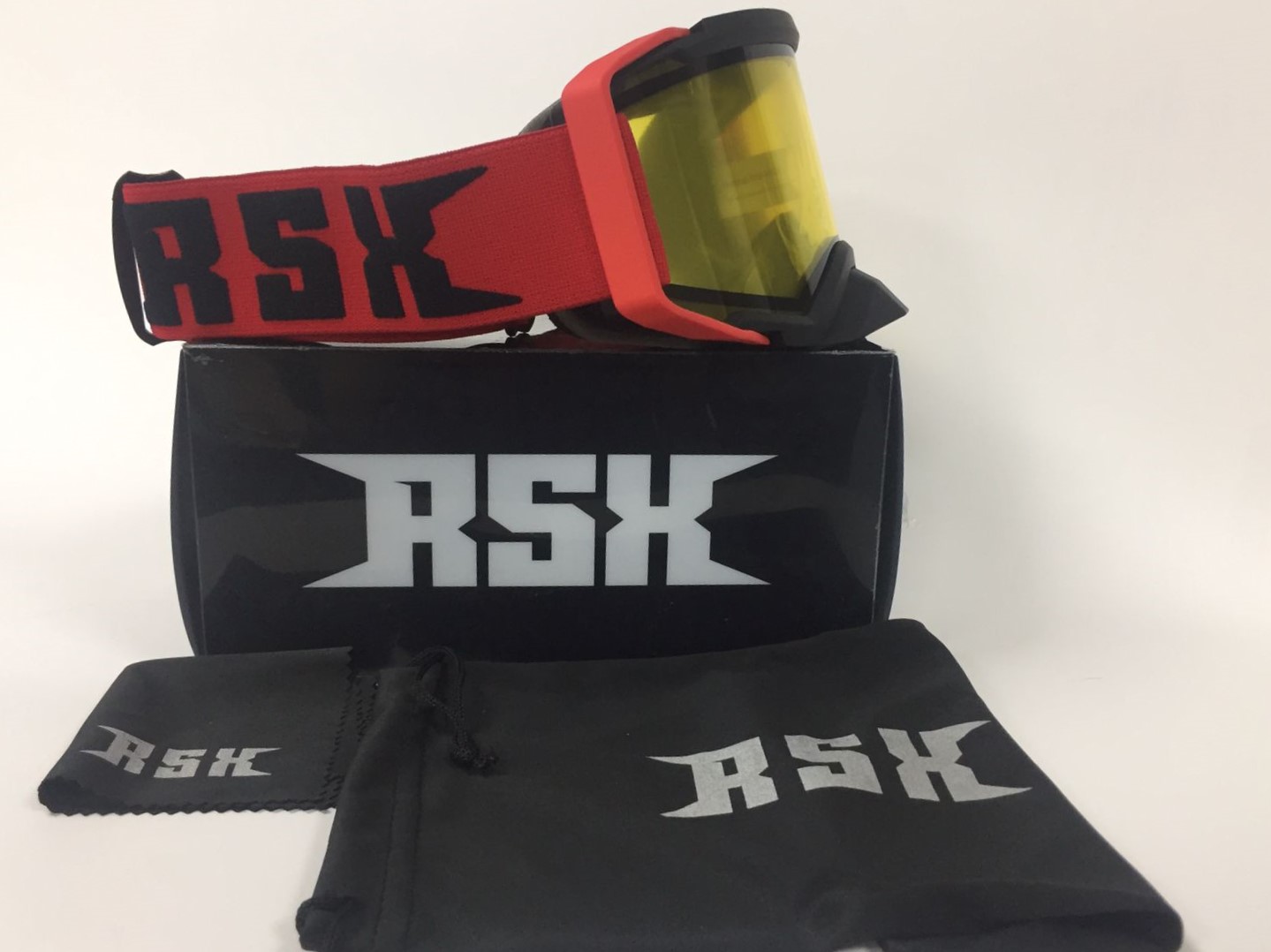 Очки RSX Blizzard Winter (черный/красный/красный) двойное желтое стекло в интернет Магазине Аллигатор Красноярск