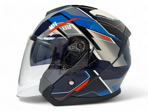Шлем AiM JK526 Blue/Red/Black 526-016 в интернет Магазине Аллигатор Красноярск