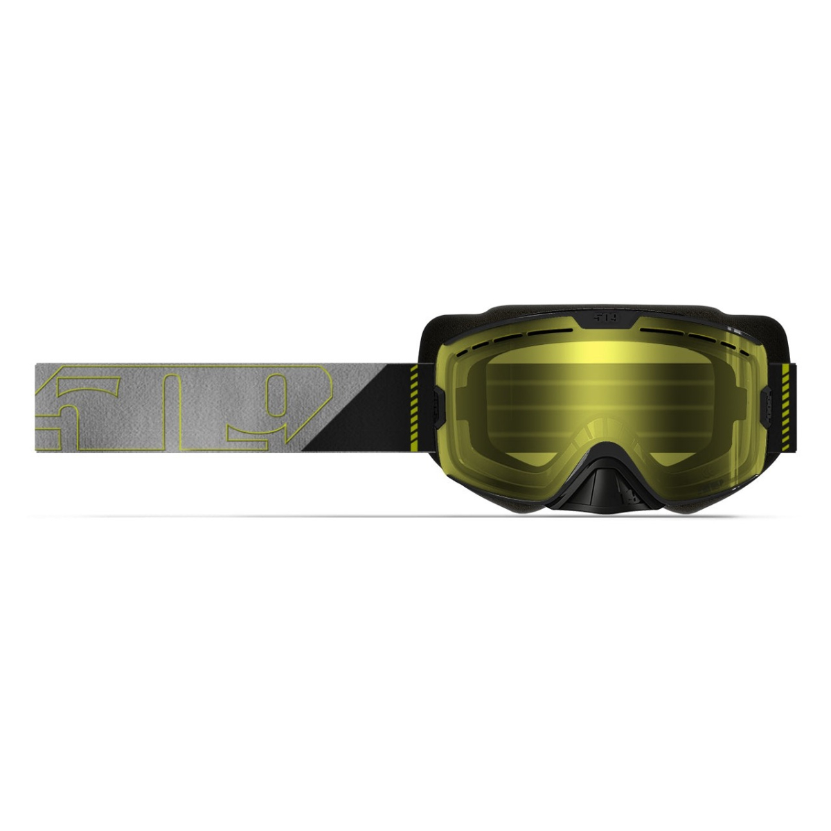 Очки 509 Kingpin XL без подогрева (Black with Yellow) F02001500-000-008 в интернет Магазине Аллигатор Красноярск