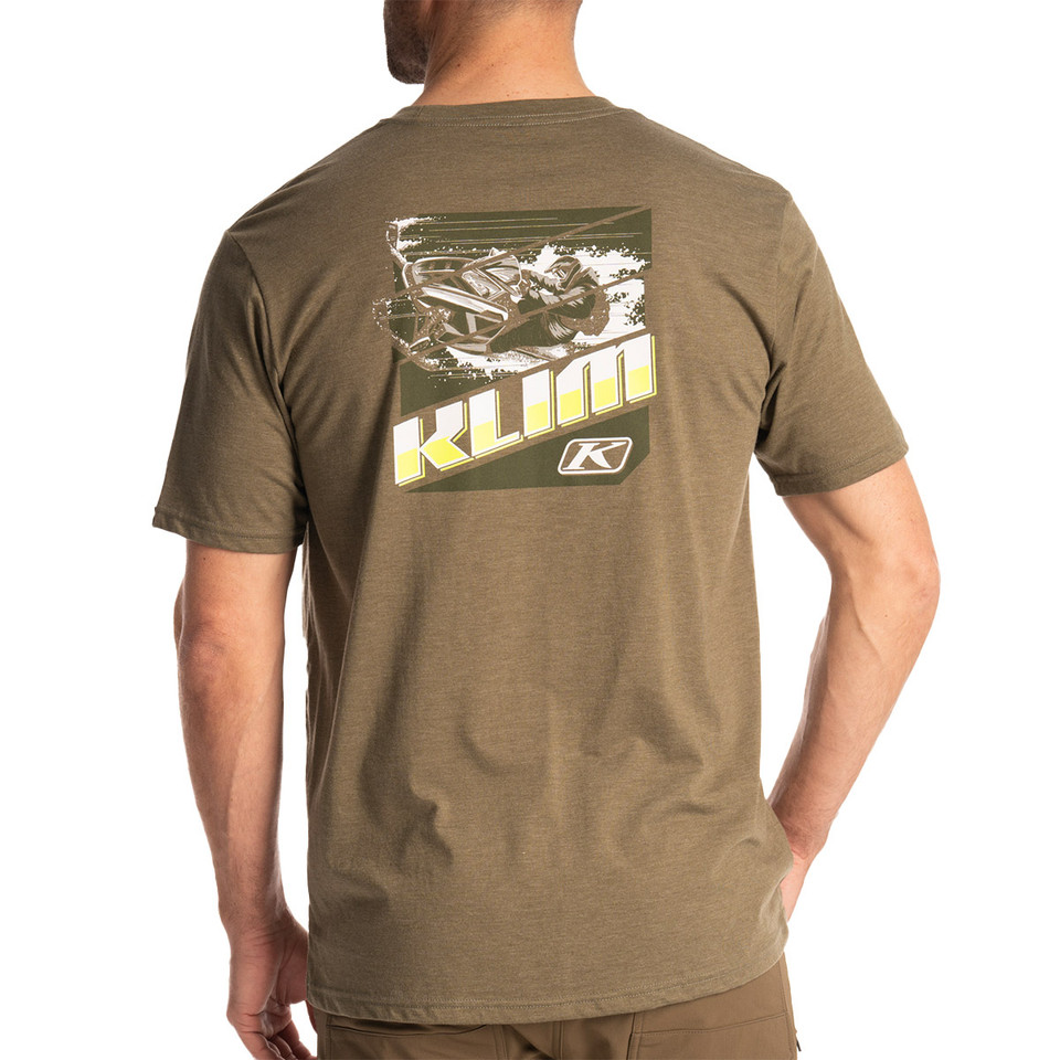 Футболка Klim Winter Vortex Tri-blend Military Green Frost - Hi-Vis 2048-000-140-344 в интернет Магазине Аллигатор Красноярск