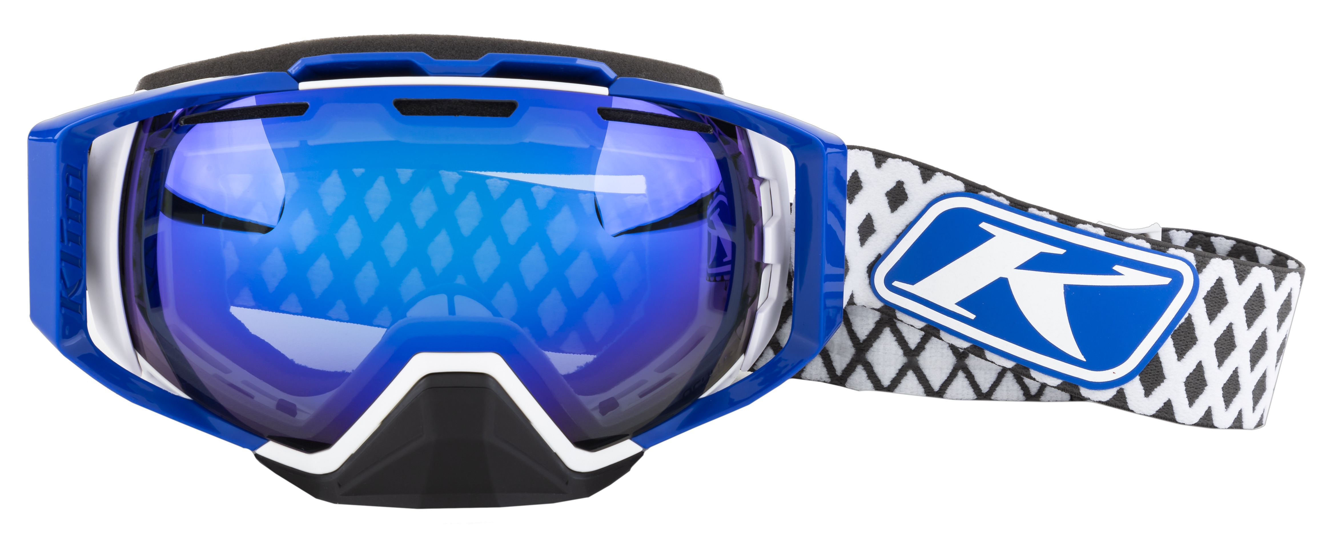 Очки Klim OCULUS GOGGLE Diamond Fade White Smoke Blue Mirror and Clear Lens 3240-000-000-009 в интернет Магазине Аллигатор Красноярск