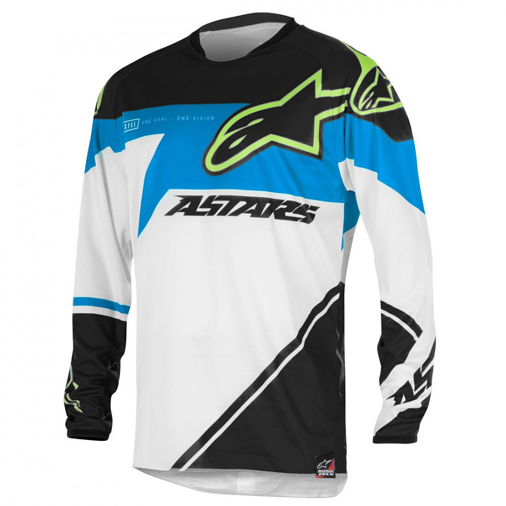 Джерси ALPINESTARS RACER SUPERMATIC черно-сине-белая размер L 3761516 в интернет Магазине Аллигатор Красноярск