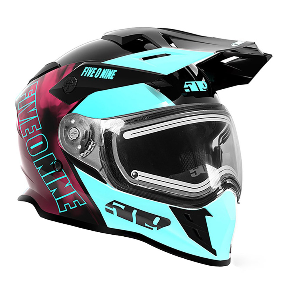 Шлем 509 Delta R3L с подогревом (Teal Margoon Galaxy)  F01003301-150-204 в интернет Магазине Аллигатор Красноярск