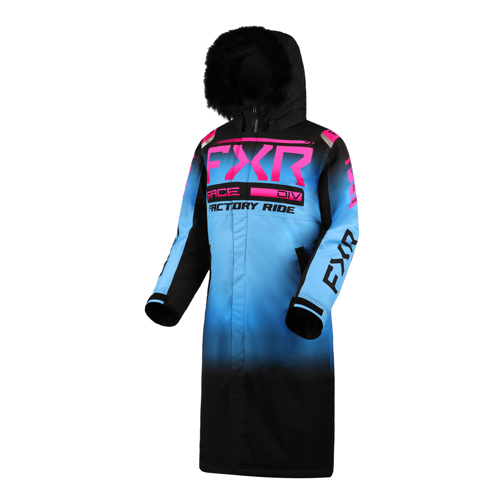 Пальто FXR Warm-Up (Black-Blue Fade/E Pink Fade) 230230-1041 в интернет Магазине Аллигатор Красноярск
