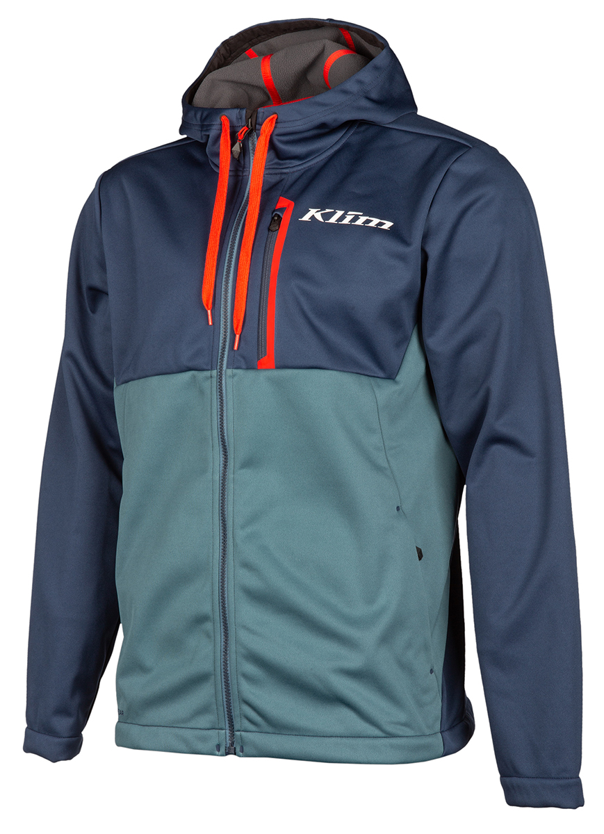 Кофта с капюшоном Klim Transition Hoodie Dress Blues-Petrol 3785-002-130-214 в интернет Магазине Аллигатор Красноярск