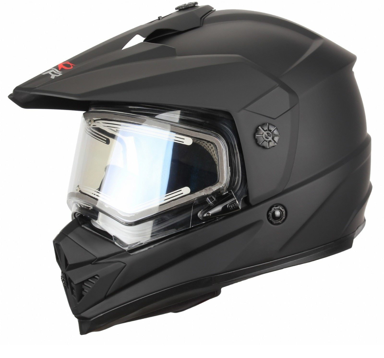 Шлем Снегоходный XTR DSEE1 чёрный матовый с электростеклом 260-E20424 в интернет Магазине Аллигатор Красноярск