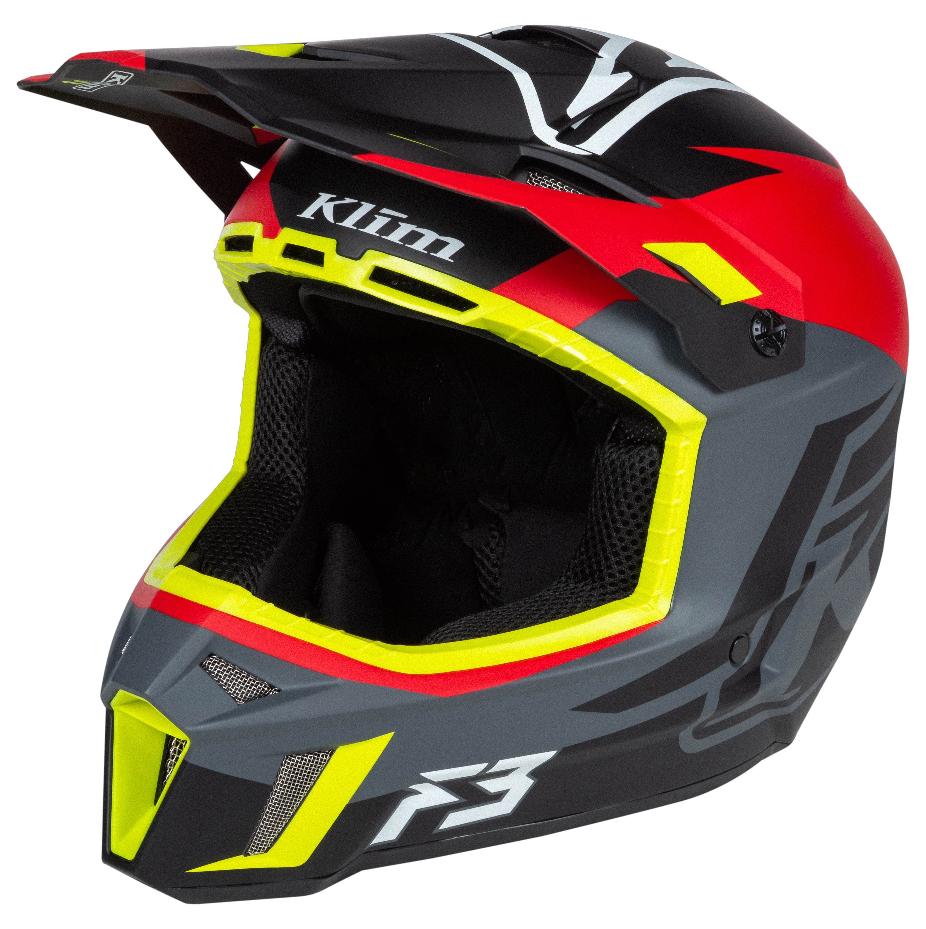 Шлем Klim F3 Helmet ECE Tectonic High Risk Red 3769-001-130-006 в интернет Магазине Аллигатор Красноярск