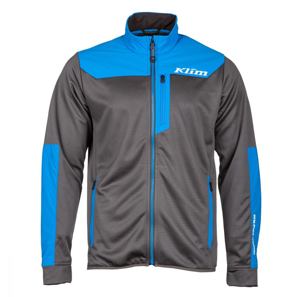 Кофта Klim Alloy Jacket Electric Blue Lemonade - Asphalt 3302-000-130-212 в интернет Магазине Аллигатор Красноярск