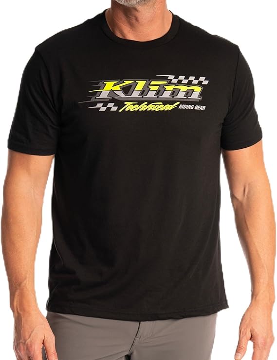 Футболка Klim Heritage Tri-blend Black - Hi-Vis 2049-000-150-004 в интернет Магазине Аллигатор Красноярск