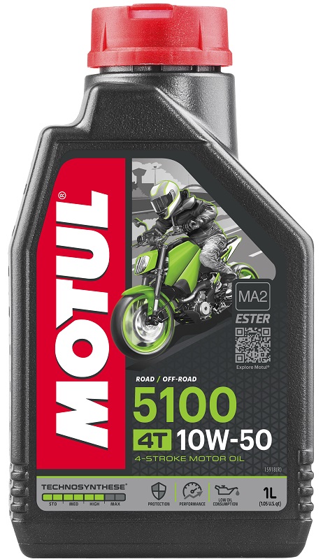 Масло Motul 5100 4T 10W-50 Technosynt/Ester 1 L в интернет Магазине Аллигатор Красноярск