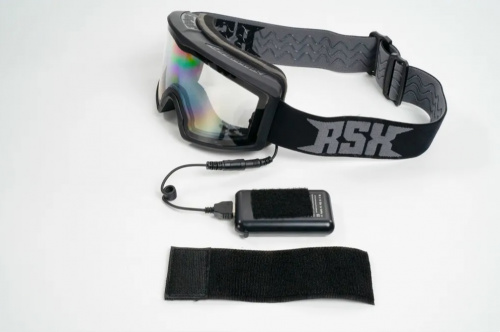 Очки с подогревом RSX Polestar Winter (черный/черный) двойное прозрачное стекло K1-00003456 в интернет Магазине Аллигатор Красноярск