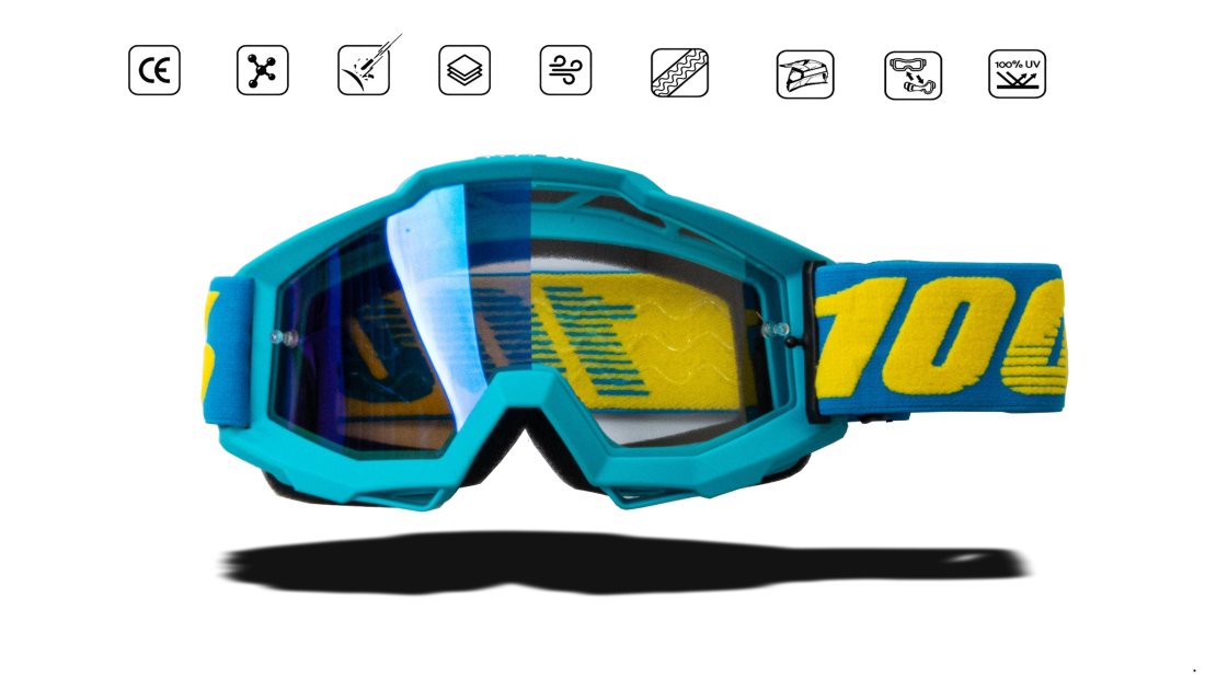 Очки мотокросс 100% light blue frame в интернет Магазине Аллигатор Красноярск