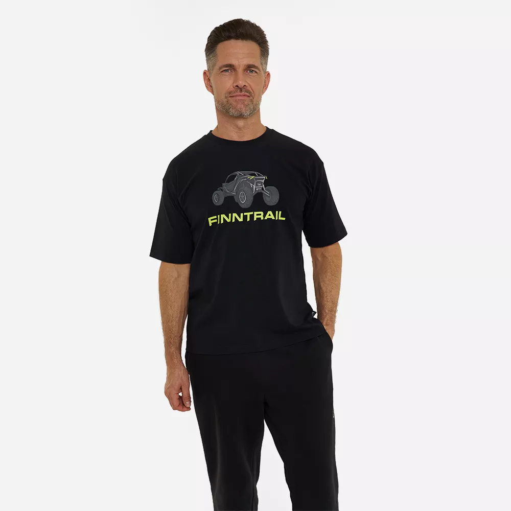 Футболка Finntrail BUGGY 6716 Black Yellow  в интернет Магазине Аллигатор Красноярск