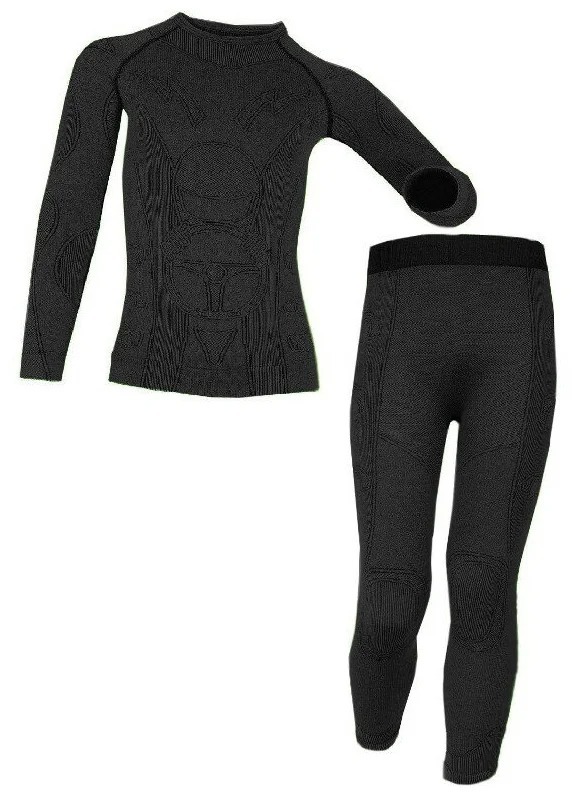 Комплект детский для мальчика Brubeck Extreme MERINO черный KP10060 в интернет Магазине Аллигатор Красноярск