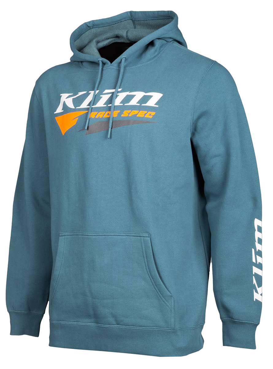 Кофта с капюшоном Klim Race Spec Hoodie Petrol-Strike Orange 3729-002-140-201 в интернет Магазине Аллигатор Красноярск
